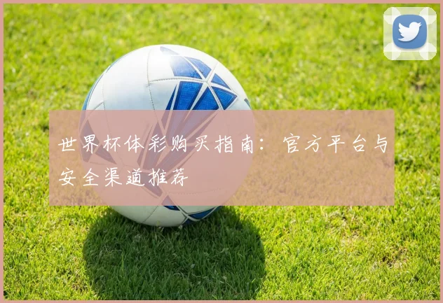 世界杯体彩购买指南:官方平台与安全渠道推荐